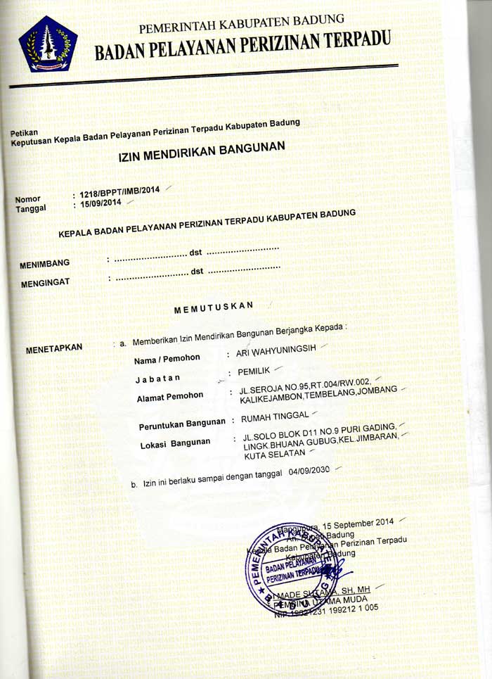 jasa pengurusa izin mendirikan bangunan di kaltim